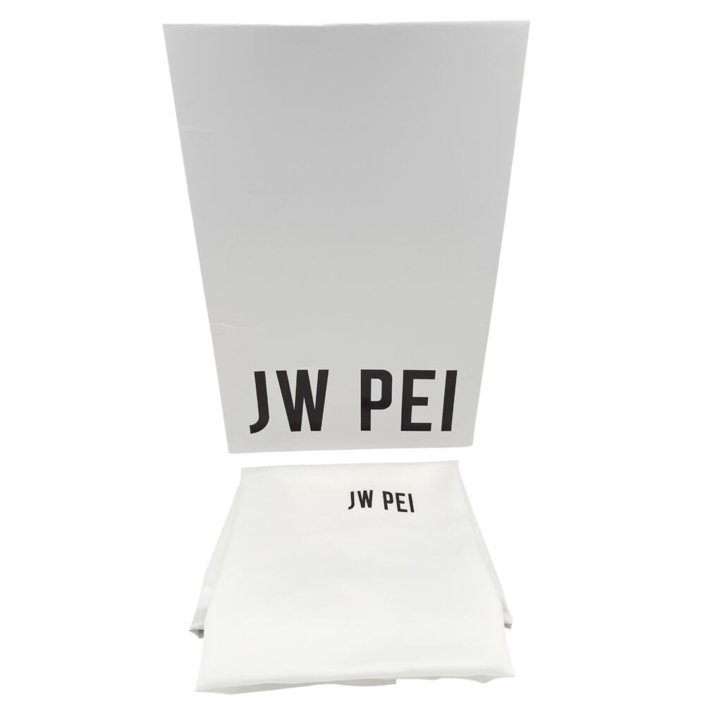 JW Pei Hana Medium Tote Bag in Tan Raffia Straw Black Trim Shoulder Bag Purse - Picture 13 of 15